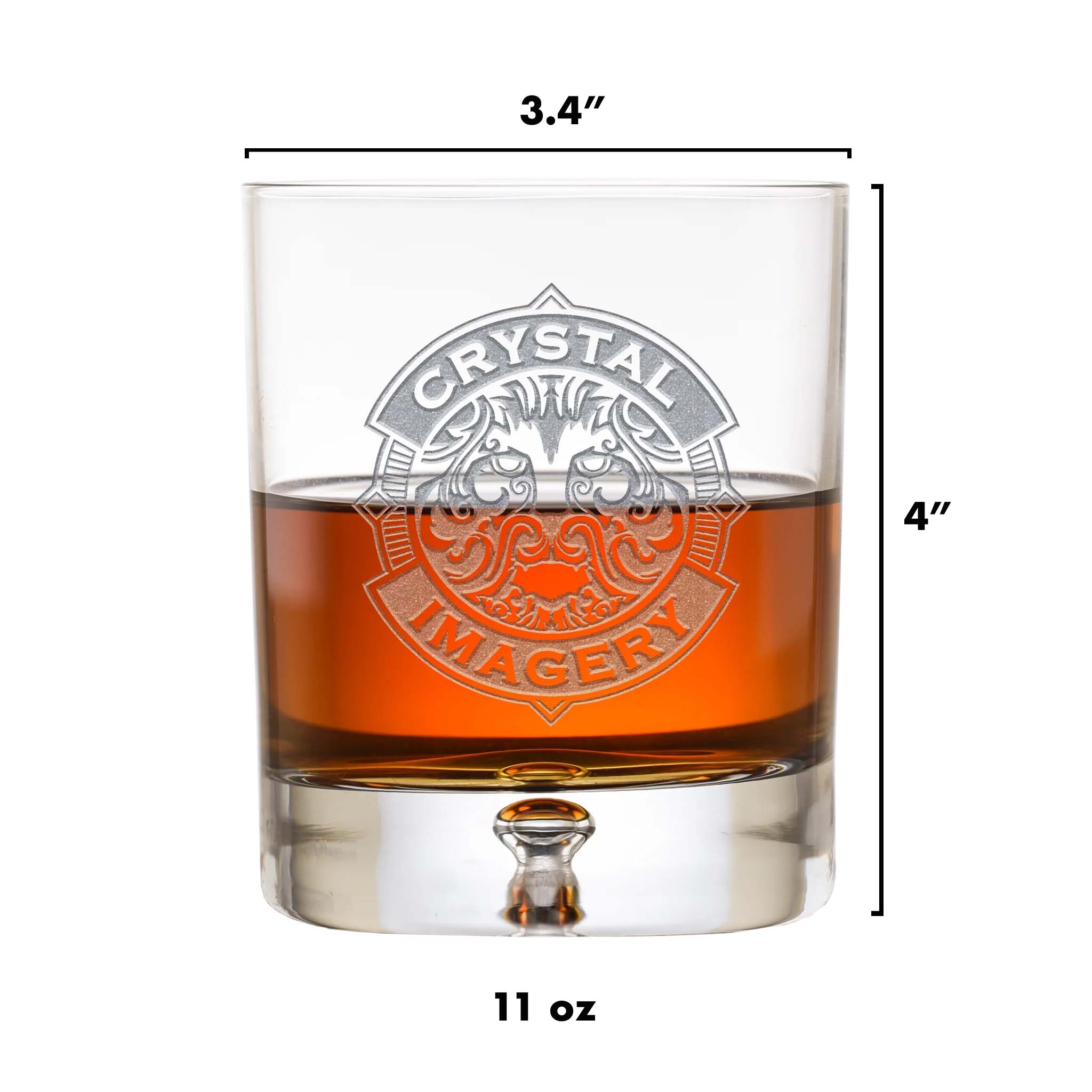 Candylabtoys Personalized Mr. & Mrs. Engraved Whiskey Glass Set - Image 2