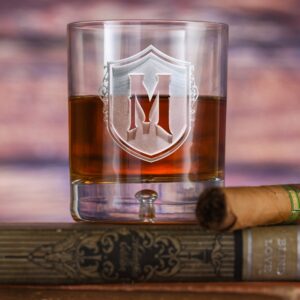 CandylabtoysMonogrammed Initial Whiskey & Scotch Glasses