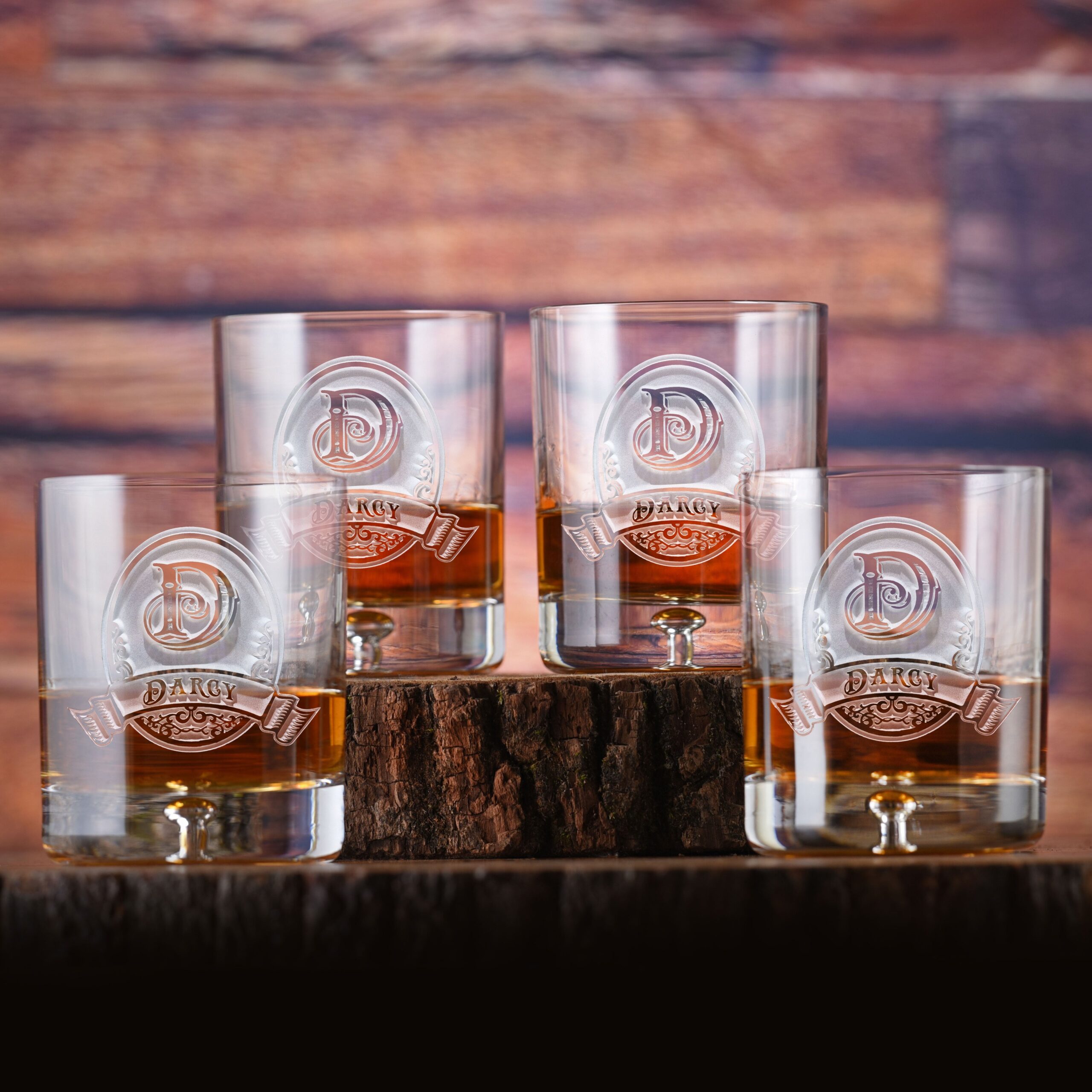 Candylabtoys Crystal Whiskey Glasses Set of 4 – Elegant Barware