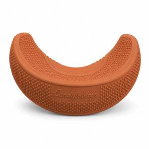Candylabtoys Crescent Textured Dog Chew Toy – Durable Natural Rubber Interactive Dental Training Toy for Small, Medium & Large Dogs